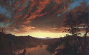Frederic E.Church Twilight in the Wilderness Sweden oil painting artist